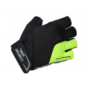 AUTHOR RUKAVICE MEN COMFORT GEL X6 XXL ŽLUTÁ-NEON/ČERNÁ