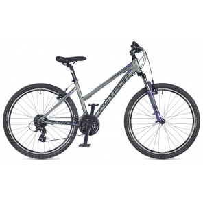 AUTHOR Quanta 2018 16" stříbrná/fialová dámské MTB kolo